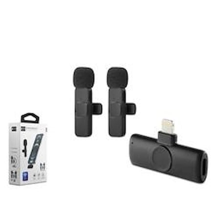 Hadron HDX2786 Kablosuz  Çift Yaka Mikrofonlu  Lighting Son derece hassas 20 metre erişilebilir (KDO)