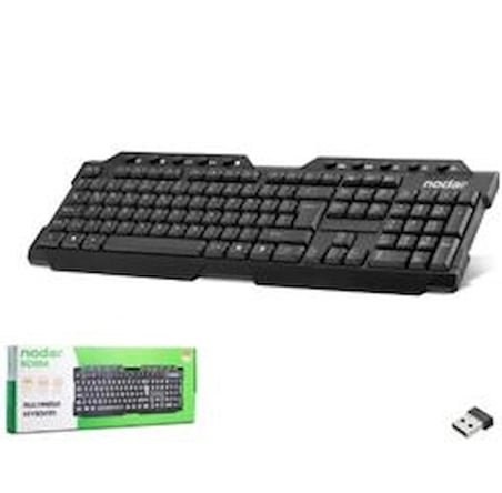 NODAR ND864 Kablosuz Multimedya Klavye Smart TV Uyumlu - Siyah (KDO)