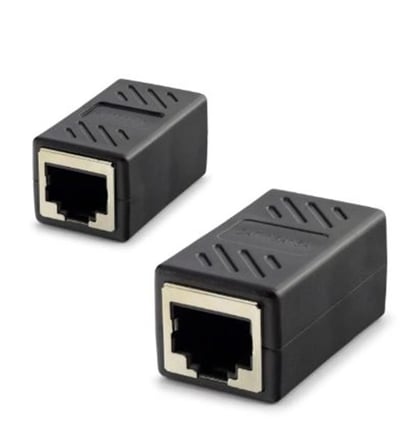 HADRON HDX5066 RJ45 Dişi - Dişi Uzatma Adaptörü - Siyah (KDO)