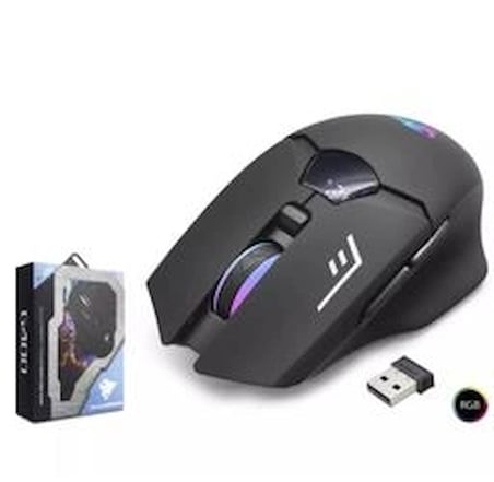 Hadron G400 Bluetooth Oyuncu Mouse Type-C Port Şarjlı + Led Ekran Rgb 1600Dpi Sessiz Siyah (KDO)