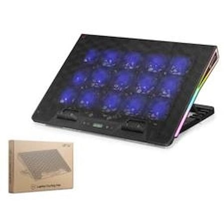 Hadron Dcxaa2 Notebook Soğutucu 15-Fan 13-17.3 RGB Siyah (KDO)