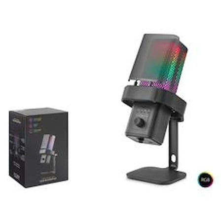 HADRON M6B Gaming RGB Masaüstü Mikrofon Type-C 192kHz 24Bit Siyah (KDO)