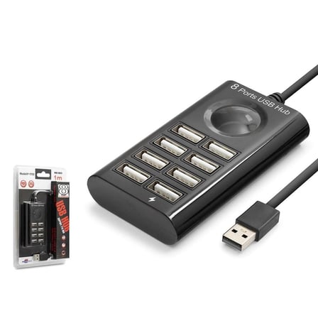 Hadron hdx7052 Usb Hub 8-Usb 8in1 1M Siyah (KDO)