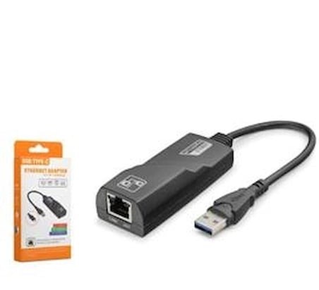 HADRON HDX7867 USB 3.0 Ethernet Adaptör Gigabit Siyah (KDO)