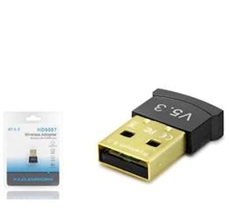 HADRON HD9007 USB Bluetooth Adaptör 5.3 Siyah (KDO)