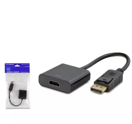HADRON HDX7873 DisplayPort to HDMI Dişi Görüntü Dönüştürücü 4K 30 Hz - Siyah (KDO)