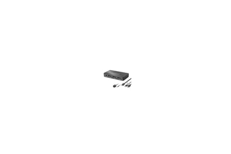 HADRON HDX1426 DisplayPort KVM Switch 2 Console USB Port 2 DisplayPort Siyah (KDO)
