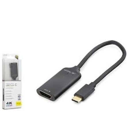 iETOP HDX7898 Type-C to HDMI Görüntü Dönüştürücü 4K 30Hz 20 cm Siyah (KDO)