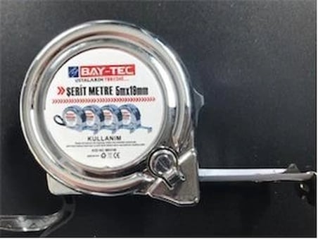 Bay-Tec Mk4146 5Mt 19MM Krom Şerit Metre (KDO)