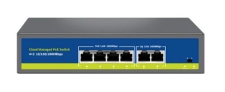 Nova NVC-S21-4GP2G 4 Port 2 Uplink Full Gigabit Cloud Poe Switch (KDO)