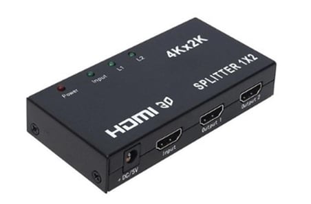Nova NVC-HDSQP2 4K HDMI 1-2 Splitter 1 Giriş 2 Çıkış (KDO)