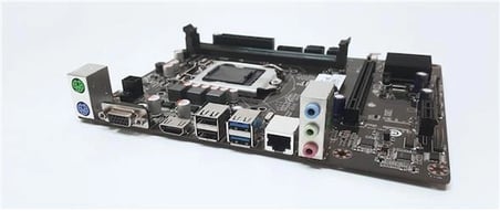 Quadro H81-A2C DDR3 GLan HDMI,VGA 4x Sata3 16X PCIe 1150p Anakart (KDO)