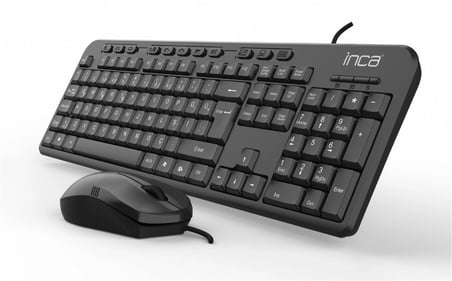 Inca Imk-375t Wired Multimedia Q Klavye&Mouse Set 1000Dpı (Kablo Uzunluğu 1,45mt) (KDO)