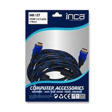 Inca IHK-15T 2.0 15mt  Hdmı Kablo 18 Gbps 4K& 2K & FULL HD (KDO)