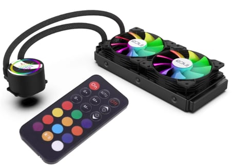 Inca ISS-02XN Intel-amd 2X120MM Argb LED Fanlı Am5 Control Remote Cpu Liquid Cooler (KDO)