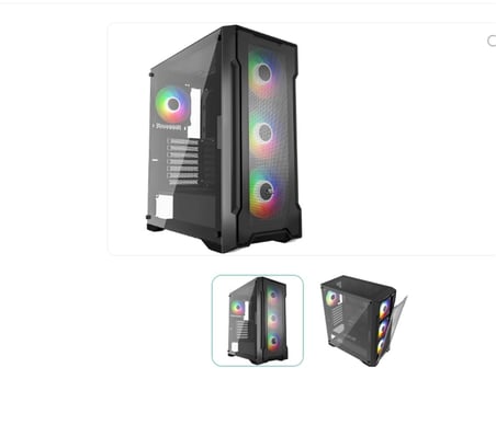 GameBooster FALCON GB-A750B 750w 80+ Bronze USB 3.0 Mesh ARGB ATX Mid Tower Gaming Kasa (KDO)