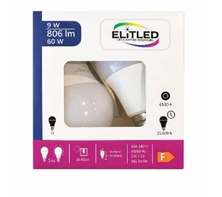 ELİTLED 9W 2Lİ LED AMPUL AVANTAJ PAKET (KDO)