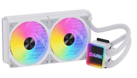 Dark DKCCW247W Freezer Beyaz 2025 Edition 240mm 250W TDP,Addresseble RGB LEDli Sıvı Soğutma (KDO)