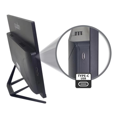 Quadro Stark H424D5 IPS Ci5 14400 8gb 512gb Type C-Usb 23.8" FreeDOS All İn One Bilgisayar (KDO)