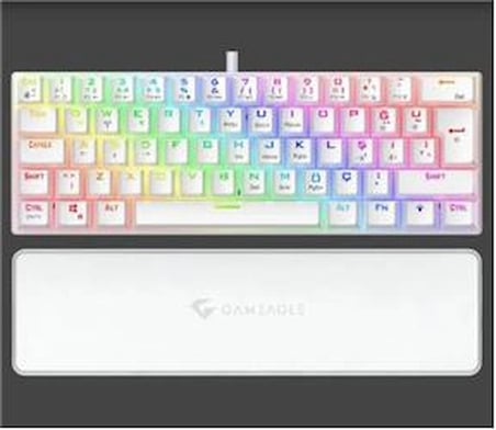 Gameagle GE2021 Helıos RGB Kablolu Tr Layout Mekanik Beyaz Oyuncu Klavyesi (KDO)