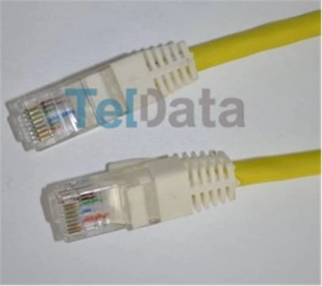 Teldata TLD-3000YS Cat6 30MT Sarı Utp Patch Kablo (KDO)