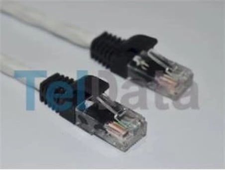 Teldata TLD-050B Cat6 0.50MT Beyaz Utp Patch Kablo (KDO)
