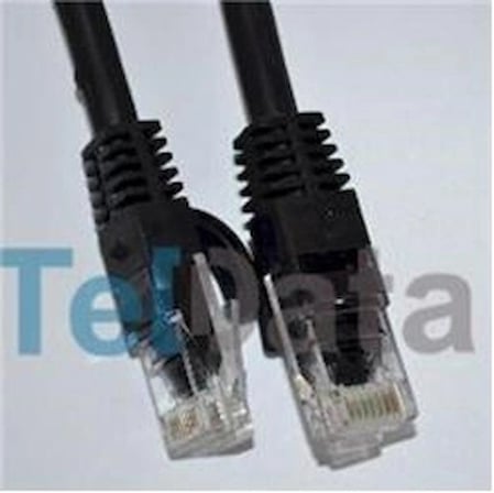 Teldata TLD-2000S Cat6 20MT Siyah Utp Patch Kablo (KDO)