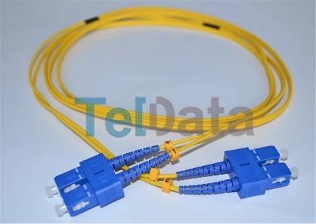 TELDATA TLD-SC112 SC-UPC-SC-UPC SM DX 2 METRE FIBER OPTIK PATCHCORD (KDO)