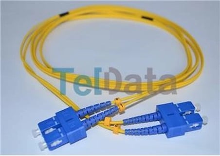 TELDATA TLD-SC112 SC-UPC-SC-UPC SM DX 2 METRE FIBER OPTIK PATCHCORD (KDO)