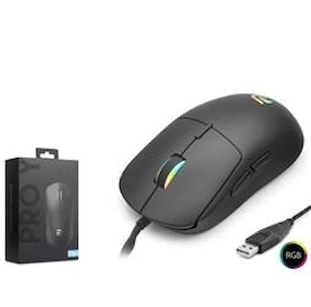 GOOD PRO G100B RGB Gaming Mouse 3200 DPI 6 Tuş Siyah (KDO)