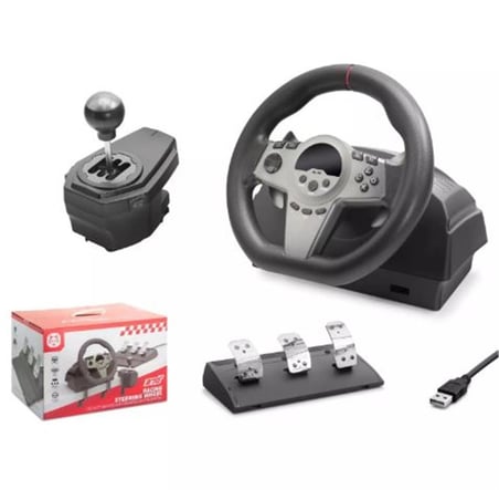 Nodar Nd757 Direksiyon Seti Siyah 270° Ps4-Ps3-Pc-Xbox One-N-Sw-Xbox Series-S P4 Slim P4 Pro Siyah (KDO)