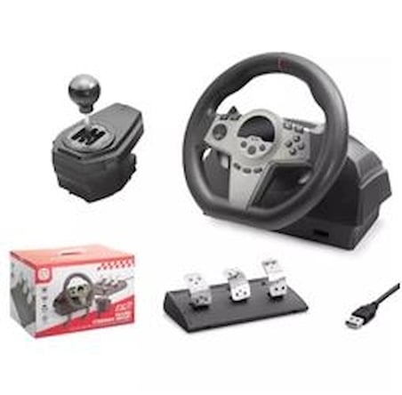Nodar Nd757 Direksiyon Seti Siyah 270° Ps4-Ps3-Pc-Xbox One-N-Sw-Xbox Series-S P4 Slim P4 Pro Siyah (KDO)