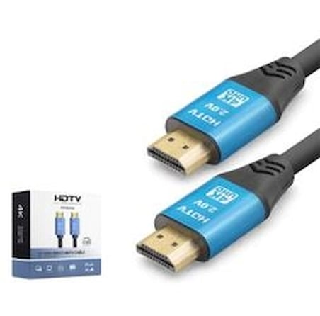 NODAR ND4056 HDMI 2.0 Kablo 4K 60 Hz OD 8.0 mm 25 m Siyah Mavi (KDO)