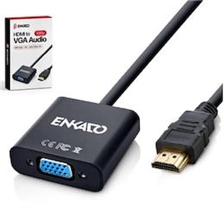 ENKADO EKD-HV10 HDMI TO 1080P VGA + AUDİO ADAPTER (KDO)