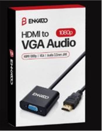 ENKADO EKD-HV10 HDMI TO 1080P VGA + AUDİO ADAPTER (KDO)