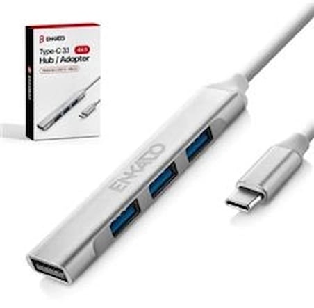 ENKADO EKD-TP50 TYPE-C USB 3,1 TO 4in1 PORT USB ADAPTÖR (KDO)