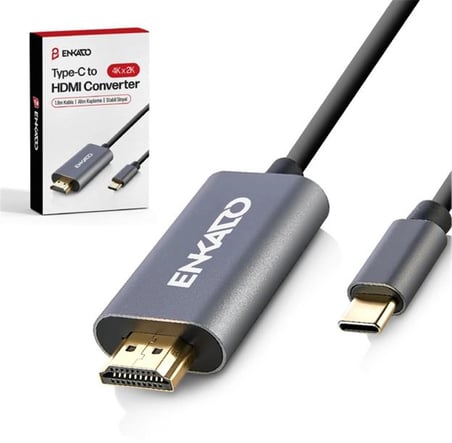 ENKADO EKD-TP40 TYPE-C TO HDMI 4K-2K 30HZ 1,8MT CABLE (KDO)