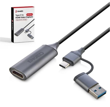 ENKADO EKD-TP46 TYPE-C+USB 3,0 TO HDMI VİDEO CAPTURE (KDO)