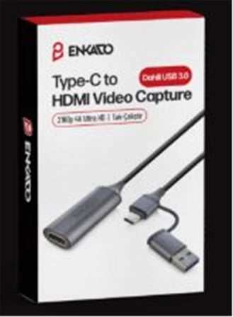 ENKADO EKD-TP46 TYPE-C+USB 3,0 TO HDMI VİDEO CAPTURE (KDO)