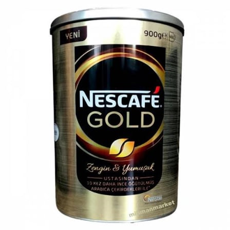 Nestle Nescafe Gold Teneke Signature 900gr 12456216 (12584221) (KDO)