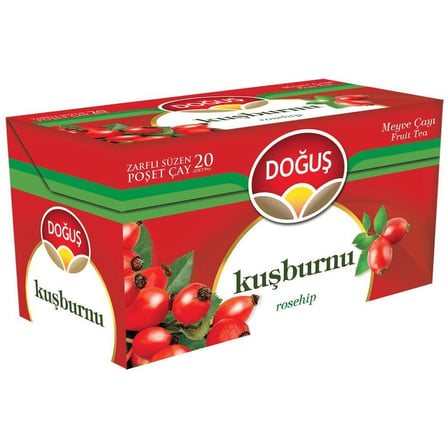 Doğuş Kuşburnu Meyve Çayı Süzen Poşet Çay 20x2.5 gr (KDO)