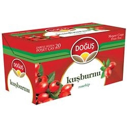 Doğuş Kuşburnu Meyve Çayı Süzen Poşet Çay 20x2.5 gr (KDO)
