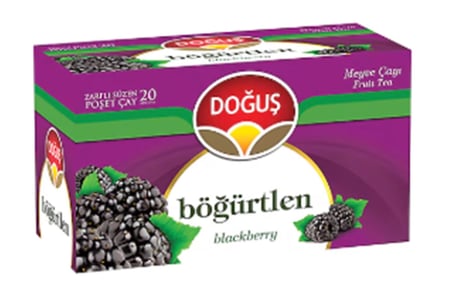 Doğuş Böğürtlen Meyve Çayı Süzen Poşet Çay 20x1.90 gr (KDO)