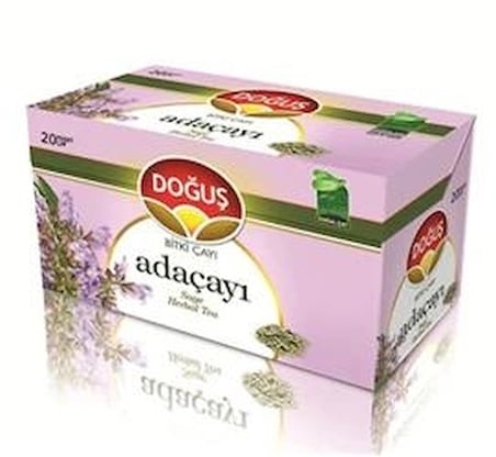 Doğuş Adaçayı Bitki Çayı Süzen Poşet Çay 20x1.3 gr (KDO)
