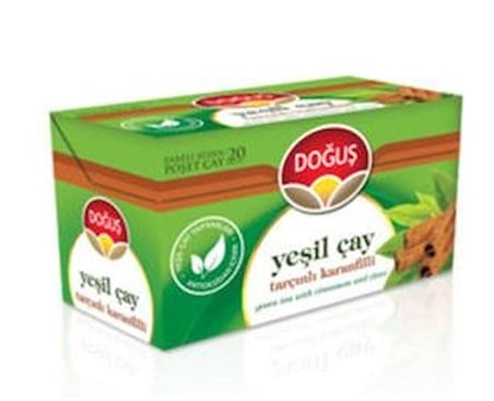 Doğuş Yeşil Çay Tarçınlı Karanfilli Poşet Çay 20x1.75G (KDO)