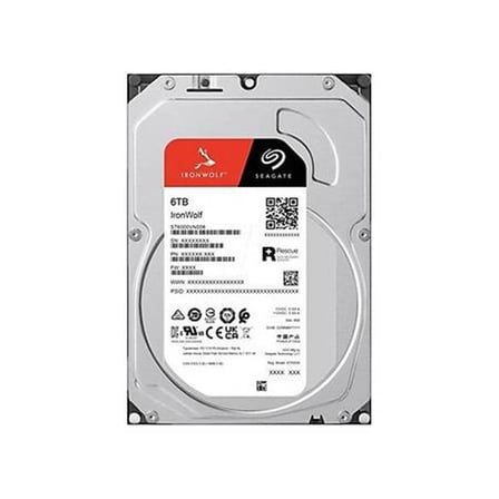 Seagate 6TB Ironwolf 256MB 5400rpm 3.5" SATA 3.0 NAS ST6000VN006 Harddisk (KDO)