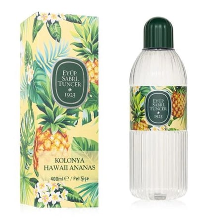 Eyüp Sabri Tuncer 400ml Hawaıı Ananas Kolonyası Silindir Pet Şişe (KDO)