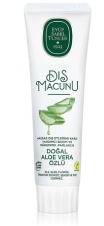 Eyüp Sabri TuncerDoğal Aloe Vera Özlü Diş Macunu 90 ml (KDO)