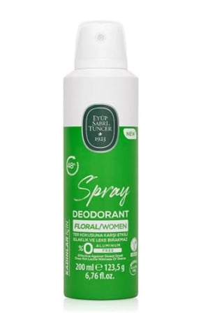 Eyüp Sabri Tuncer Floral-Kadın Sprey Deodorant 200 ml (KDO)