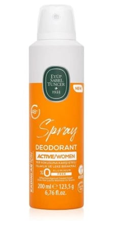 Eyüp Sabri Tuncer Active - Kadın Sprey Deodorant 200 ml (KDO)